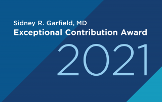 Sidney R Garfield, MD Exceptional Contribution Awards