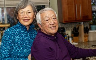Pictured, Tony Wong of El Cerrito, right, had life-saving surgery on a massive thoracic aortic aneurysm at the Kaiser Permanente San Francisco Medical Center in 2018. Today, he and his wife, Anna Wong, travel the world.